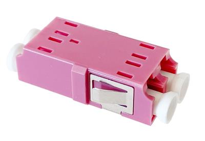 Masterlan fiber optic coupler LC-LC, UPC, Multimode, Duplex, without flange