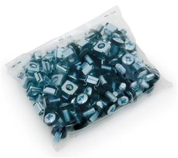Masterlan rackmount screws and cage nuts set M6 (50 pcs)